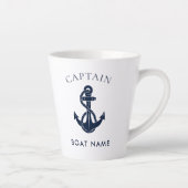 Benutzerdefinierter nautischer Kapitän Boot Anker Milchtasse (Rechts)