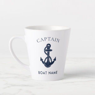 Benutzerdefinierter nautischer Kapitän Boot Anker Milchtasse