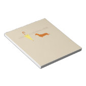 Benutzerdefinierter Niedlicher Dog Walker-Stift Notizblock (angewinkelt)