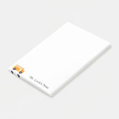 Benutzerdefinierter Niedlicher Gelbschulbus-Notepa Post-it Klebezettel (angewinkelt)