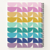 Benutzerdefinierter Niedlicher, geometrischer Name Notizblock (Rückseite)