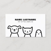 Benutzerdefinierter Niedlicher Hundekuchengeburtse Visitenkarte (Vorderseite)