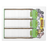 Benutzerdefinierter Notepad für den Zielleiter Notizblock (Vorderseite)