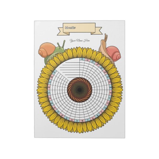 Benutzerdefinierter Notepad für den zwischengespei Notizblock (Rotiert)