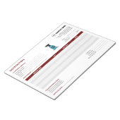 Benutzerdefinierter Notepad für die Kontrolle von  Notizblock (angewinkelt)