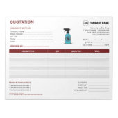 Benutzerdefinierter Notepad für die Kontrolle von Notizblock (Vorderseite)