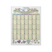 Benutzerdefinierter Notepad für tägliche Schwanger Notizblock (Rotiert)