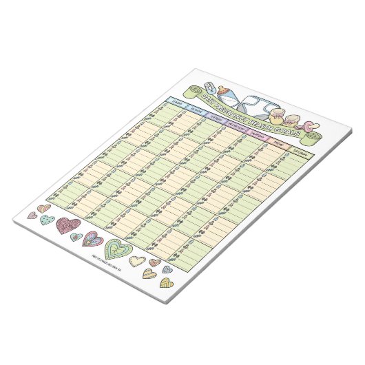 Benutzerdefinierter Notepad für tägliche Schwanger Notizblock (angewinkelt)