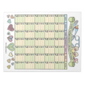 Benutzerdefinierter Notepad für tägliche Schwanger Notizblock (Vorderseite)