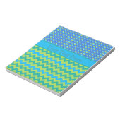 Benutzerdefinierter Notepad oder Jotter: Polka Dot Notizblock (Rotiert)