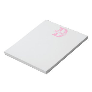Benutzerdefinierter Notizblock mit Monogramm - Ers