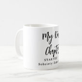 Benutzerdefinierter Nüchternheitsbecher – „Mein ne Kaffeetasse (Vorderseite Links)