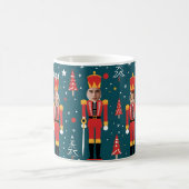 benutzerdefinierter Nussknacker 5-Gesichts-Foto-Be Kaffeetasse (Mittel)