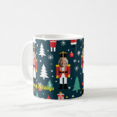 benutzerdefinierter Nussknacker 5-Gesichts-Foto-Be Kaffeetasse (Vorderseite Links)