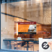 Benutzerdefinierter Office-Bereich zum Lass von Fe Fensteraufkleber (Café-Fenster)