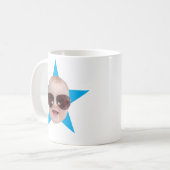 Benutzerdefinierter Office-Star-Gesicht The Office Kaffeetasse (Vorderseite Links)