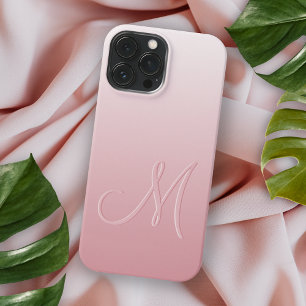 Benutzerdefinierter Ombre-Hell-Pfirsich-Rosa-Pink- iPhone 16 Pro Max Hülle