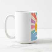 Benutzerdefinierter One in the Sun Becher mit Name Kaffeetasse (Links)