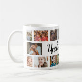 Benutzerdefinierter Onkel 18 Foto-Collage Kaffeetasse (Links)