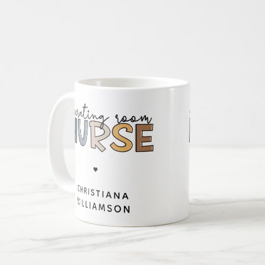 Benutzerdefinierter Operationssaal - Krankenversic Kaffeetasse (Vorderseite Links)