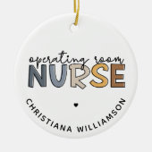 Benutzerdefinierter Operationssaal - Krankenversic Keramik Ornament (Vorne)