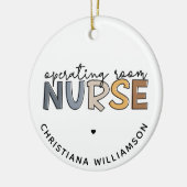 Benutzerdefinierter Operationssaal - Krankenversic Keramik Ornament (Links)