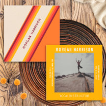 Benutzerdefinierter orangegelber Retrostreifen 70e