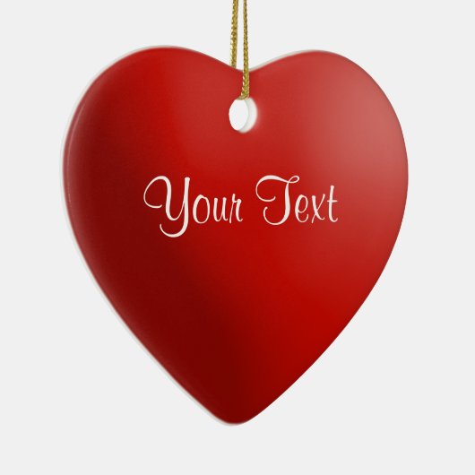 Benutzerdefinierter Ornament mit Rotherz (Rechts)
