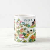 Benutzerdefinierter Ortsname Neues Zuhause-Geschen Kaffeetasse (Mittel)