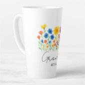 Benutzerdefinierter Osten. Jahr - Oma-Wildblume - Milchtasse (Linke Ecke)