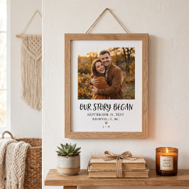 Benutzerdefinierter Paarfotoabzug 4R – Personalisi Poster