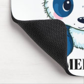 Benutzerdefinierter Panda-Name Mousepad (Ecke)