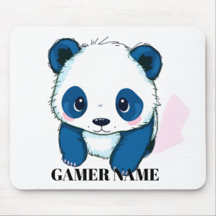 Benutzerdefinierter Panda-Name Mousepad