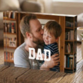 Benutzerdefinierter Papa Established Moderner Fett Fotoblock
