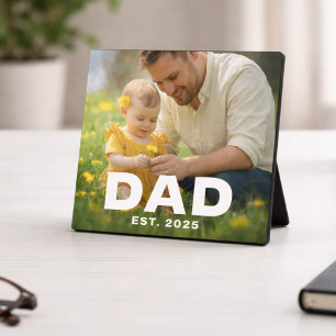 Benutzerdefinierter Papa Etabliert Fett Modernes F Fotoplatte