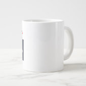 Benutzerdefinierter Papa-Kaffeebecher Jumbo-Tasse (Vorderseite Rechts)