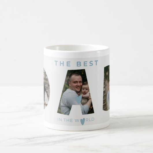 Benutzerdefinierter Papa-Kaffeebecher – Personalis Kaffeetasse (Mittel)
