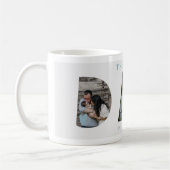 Benutzerdefinierter Papa-Kaffeebecher – Personalis Kaffeetasse (Links)