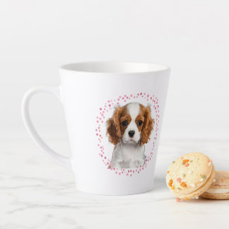 Benutzerdefinierter pastellrosa Cavalier-Mug mit F Milchtasse