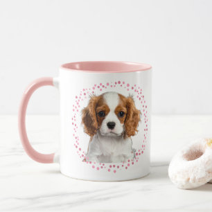Benutzerdefinierter pastellrosa Cavalier-Mug mit F Tasse