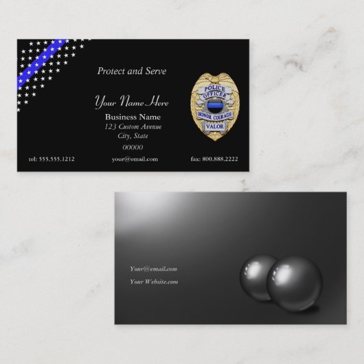 Benutzerdefinierter Patch und Abzeichen für Thin B Visitenkarte (Vorne/Hinten)