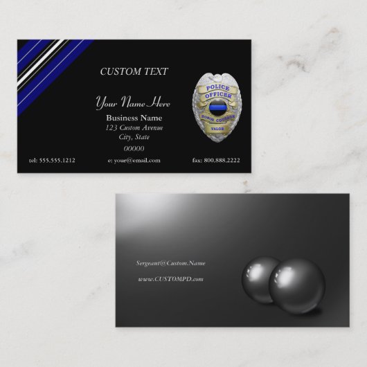 Benutzerdefinierter Patch und Abzeichen für Thin B Visitenkarte (Vorne/Hinten)