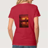 Benutzerdefinierter Personalisiert V Neck-T - Shir T-Shirt (Rückseite)