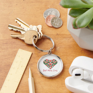Benutzerdefinierter personalisierter Best Mum Ever Schlüsselanhänger