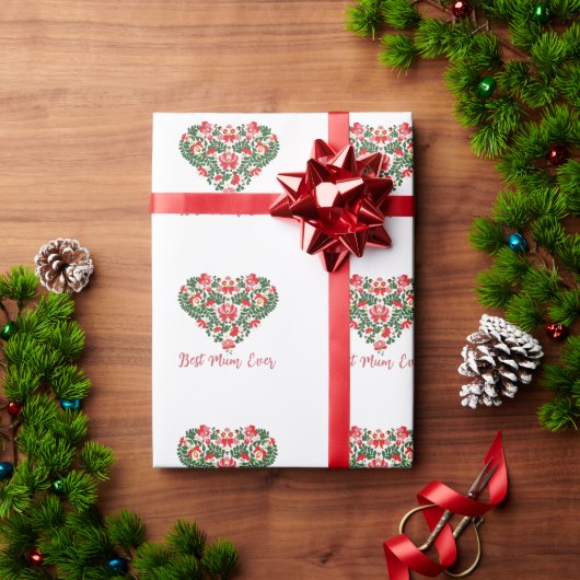 Benutzerdefinierter Personalisierter, bester Mum-E Geschenkpapier (Feiertagsgeschenk)
