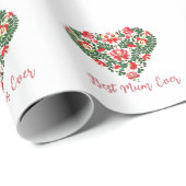 Benutzerdefinierter Personalisierter, bester Mum-E Geschenkpapier (Rolleneckpunkt)