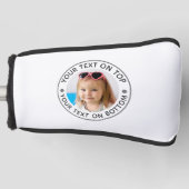 Benutzerdefinierter personalisierter Foto Golf Headcover (Vorderseite)