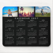 Benutzerdefinierter Personalisierter Fotokalender  Mousepad (Vorne)