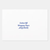 Benutzerdefinierter Personalisierter Geschenkstrei Geschenkpapier Set (Vorderseite 3)