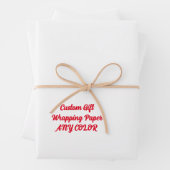 Benutzerdefinierter Personalisierter Geschenkstrei Geschenkpapier Set (Beispiel)